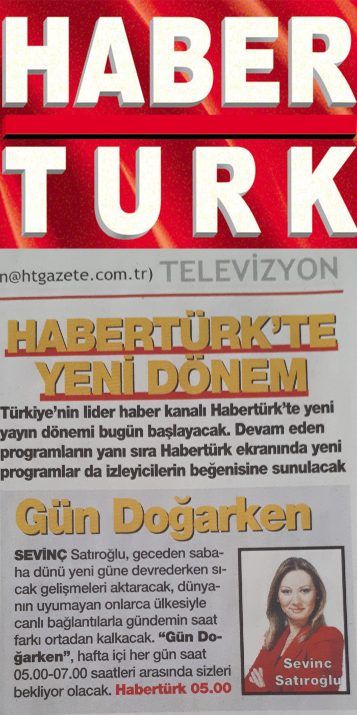 Sevinç Satıroğlu Habertürk Tv Anchor Haber Sunucu Spiker Moderatör