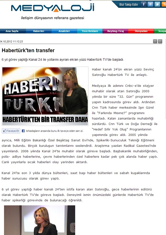 Sevinç Satıroğlu Habertürk Tv Anchor Haber Sunucusu Spiker Moderatör 3